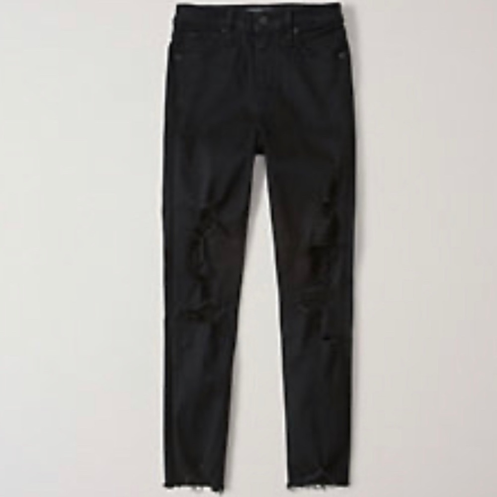 Abercrombie Black Simone High Rise Ankle  25